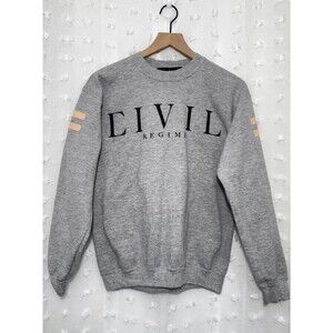 Civil Regime Women's Gray Pullover Sweatshirt Size XS
